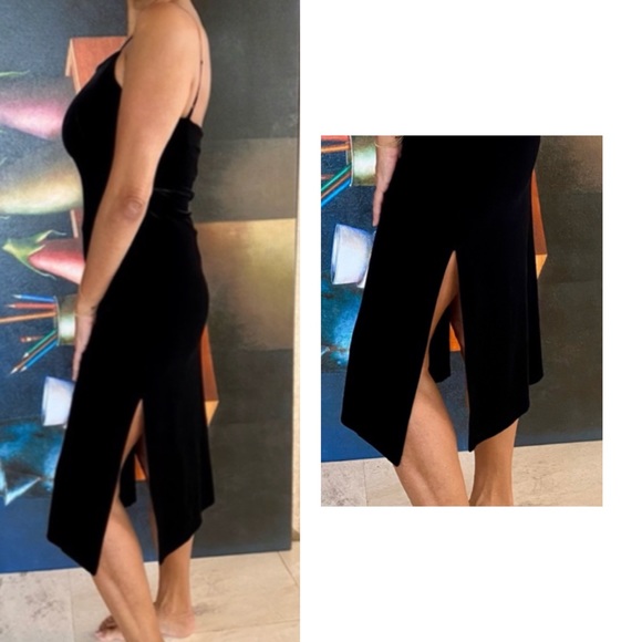 🎉HP🎉 MNG NIGHT BY MANGO BLACK VELVET DRESS - Picture 4 of 16